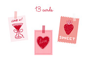 Valentine’s Day Clipart Collection, a Decorative Illustration by Idressart (Thumbnail 5 of 7)