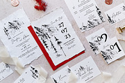 Mountain Forest Wedding Suite, an Invitation Template by BlueRobinDesignShop (Thumbnail 14 of 16)