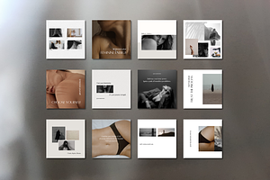 Soft Beige Instagram Post Templates