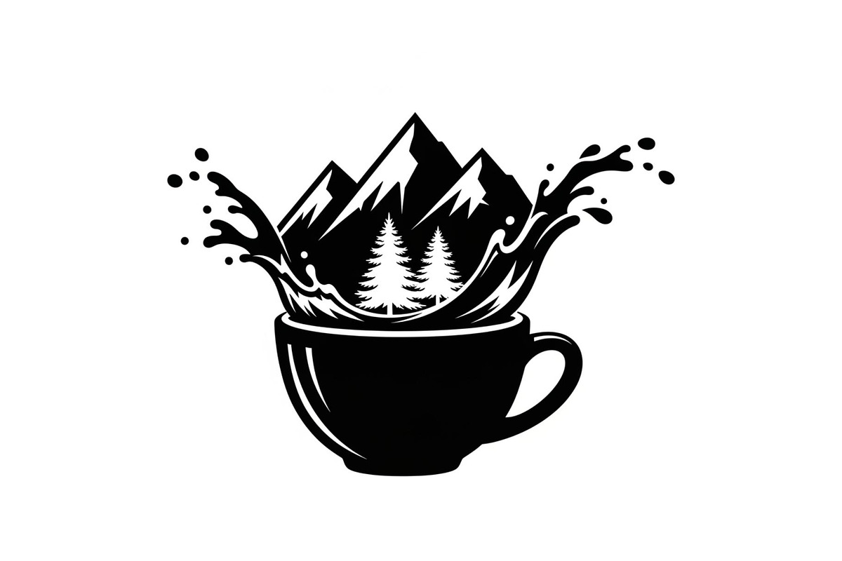 Mountain Coffee Cup Design Bundle, an Illustration by yasushie (Photo 13 of 31)