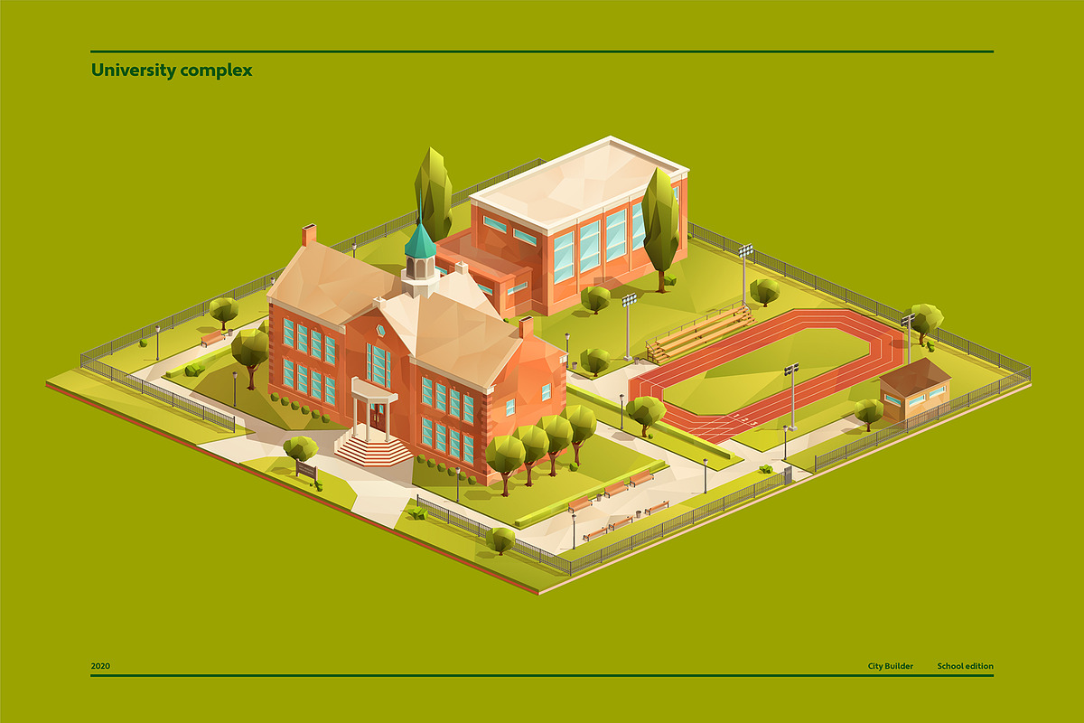 Schools City builder, an Education Illustration by blauananas (Photo 3 of 21)