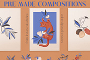 Cats & Fruits | Posters Collection, a Food Illustration by Anastezia Luneva (Thumbnail 2 of 10)