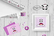 Little cute pandas, an Animal Illustration by Tkoko vectors & patterns (Thumbnail 6 of 6)