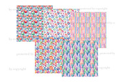 Pastel Christmas Digital Paper, a Pattern Graphic by GlamArtZhanna (Thumbnail 3 of 3)