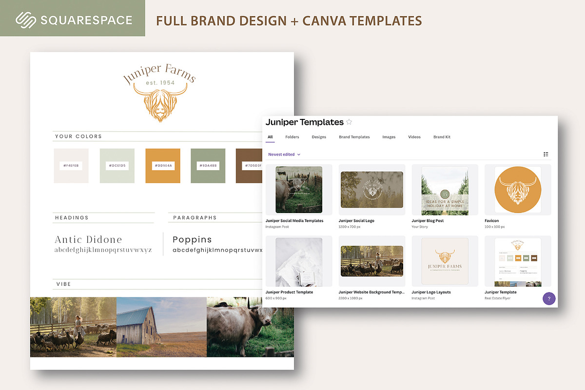 Homestead SS Website Template, a Templates & Theme by Finicky Fox Design (Photo 2 of 7)