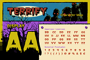 Terrify, a Sans Serif Font by Burntilldead (Thumbnail 2 of 12)