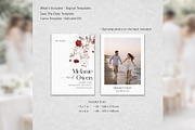 Burgundy Rose Save the Date CV bd013, an Invitation Template by TyphoonStudio (Thumbnail 2 of 10)