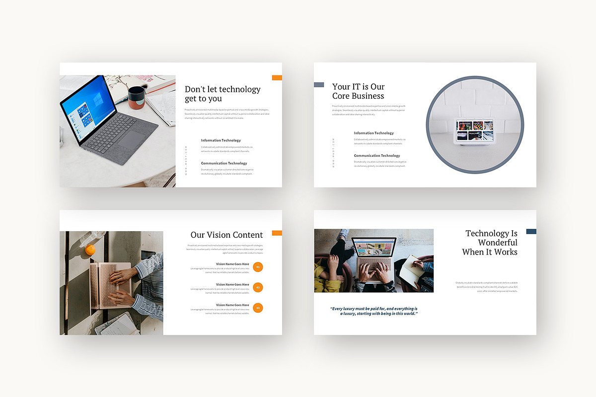 Mkot : Tech Products Google Slides, a Presentation Template by Punkl Camp (Photo 3 of 16)