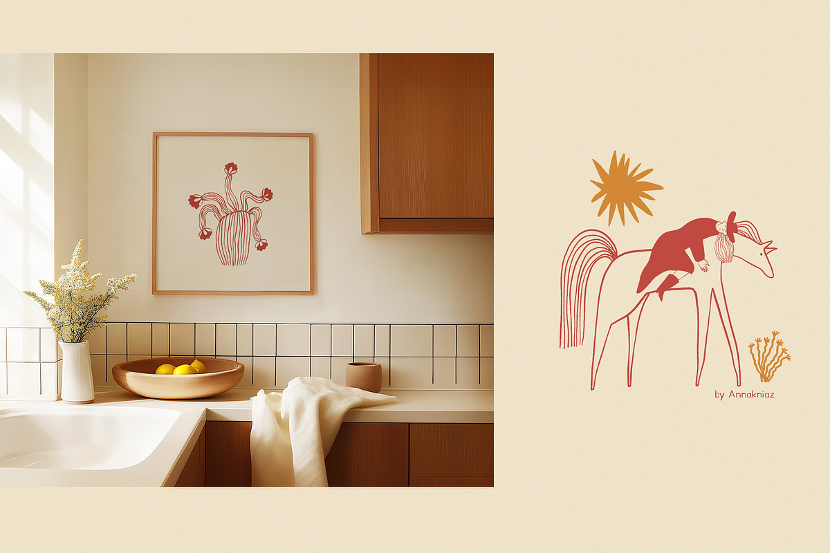 Fire Desert - cowgirl aesthetics, an Object Illustration by Annakniaz (Photo 10 of 15)