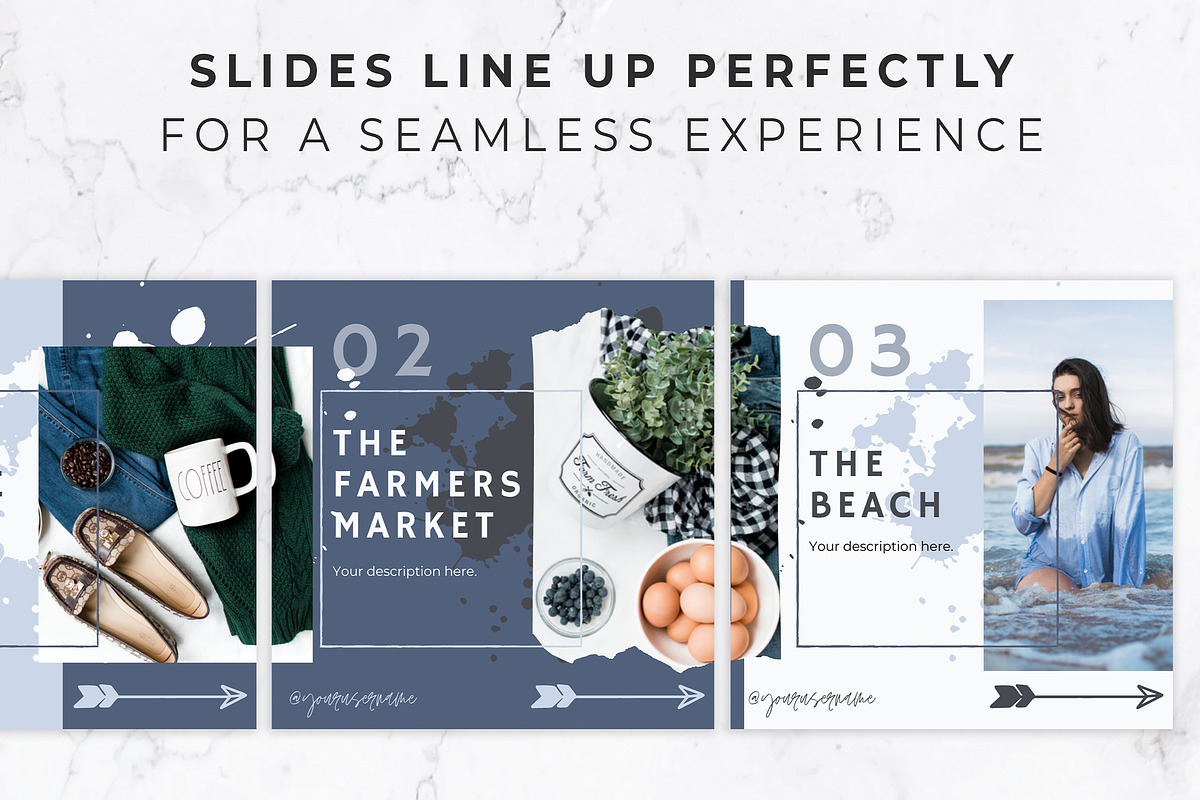 Instagram Post Carousel for Canva, a Social Media Template by Thirty One Palms Studio (Photo 3 of 6)