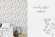 WILDFLOWERS Hand-drawn Line Art, a Seasonal Illustration by Navenzeles (Thumbnail 10 of 13)