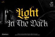 Bakihara - Blackletter Font Family, a Blackletter Font by Ekahermawan (Thumbnail 4 of 13)