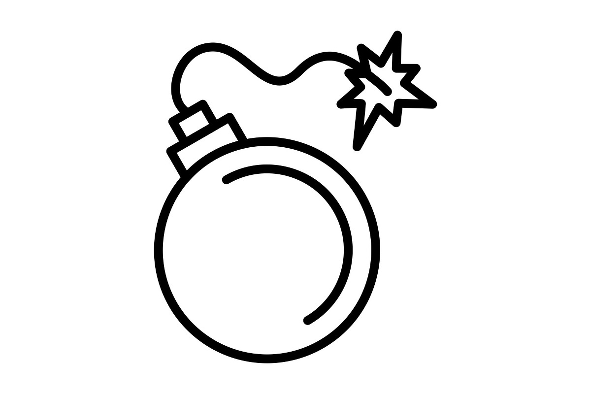 Danger Line Icon, an Icon by Pexelpy