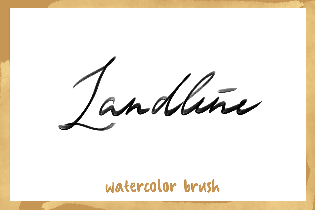 10 Lettering Brushes for Procreate, a Brush Add-On by AnniaArt (Photo 11 of 14)
