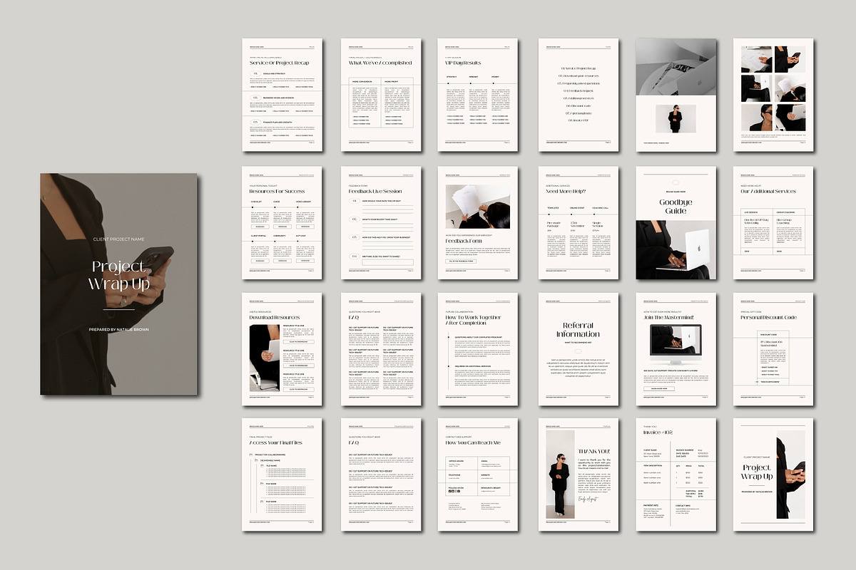Client Goodbye Packet | Canva Template preview 4
