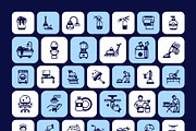 Chores Symbol Icon Set, a Solid Icon by Vectors Market (Thumbnail 7 of 7)
