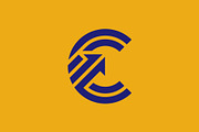 Modern Clean Letter C arrow logo, a Branding & Logo Template by Rasagama Studio (Thumbnail 1 of 4)