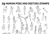 Dynamic Figure Pose Brush Stamps, a Brush Add-On by An Inkling Of Curry (Thumbnail 2 of 4)
