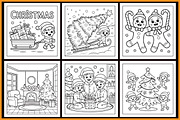 Relaxing Christmas Coloring Book, a Seasonal Illustration by protabsorkar11 (Thumbnail 3 of 4)
