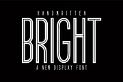 Bright, a Sans Serif Font by Mini_World (Thumbnail 1 of 8)