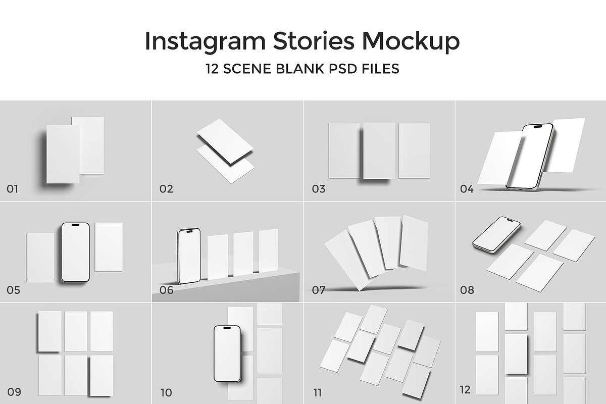 Instagram Stories Mockup, an iPhone Mockup by graphicpages (Photo 2 of 15)