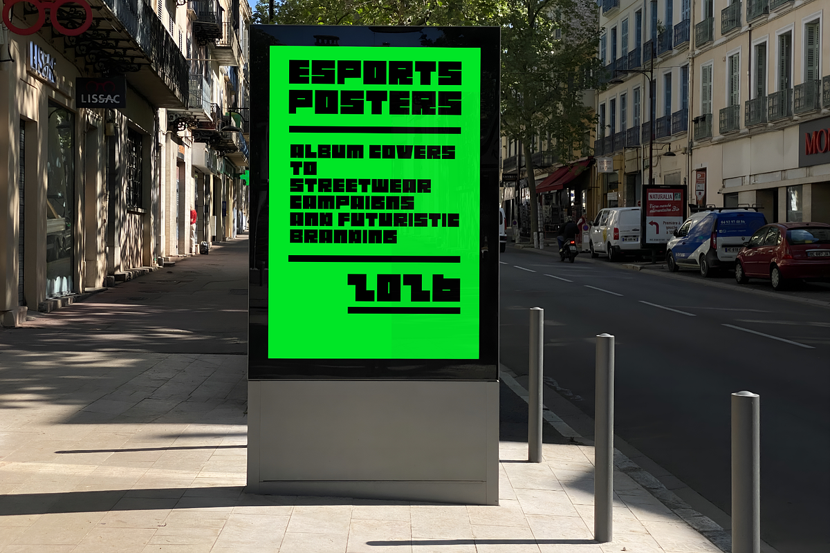 Boxvaulth Bold Geometric Font, a Sans Serif Font by mesuka (Photo 4 of 5)
