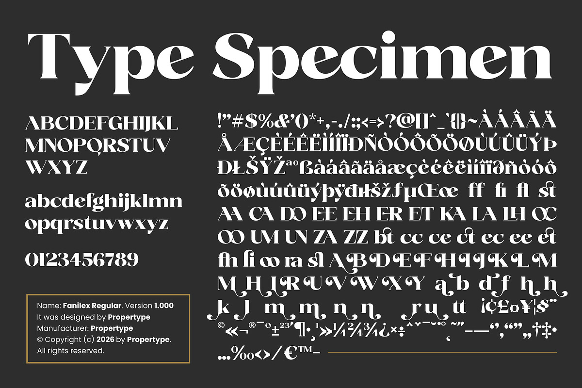 Fanilex, a Serif Font by Propertype (Photo 15 of 16)