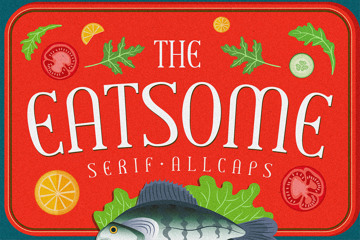 The Eatsome - Summer playful serif, a Serif Font by StoricType (Photo 1 of 13)