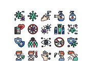 30 Coronavirus Icon Sets, an Icon by VINZENCE STUDIO (Thumbnail 2 of 4)