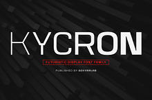 Kycron - Futuristic Sans Font Family