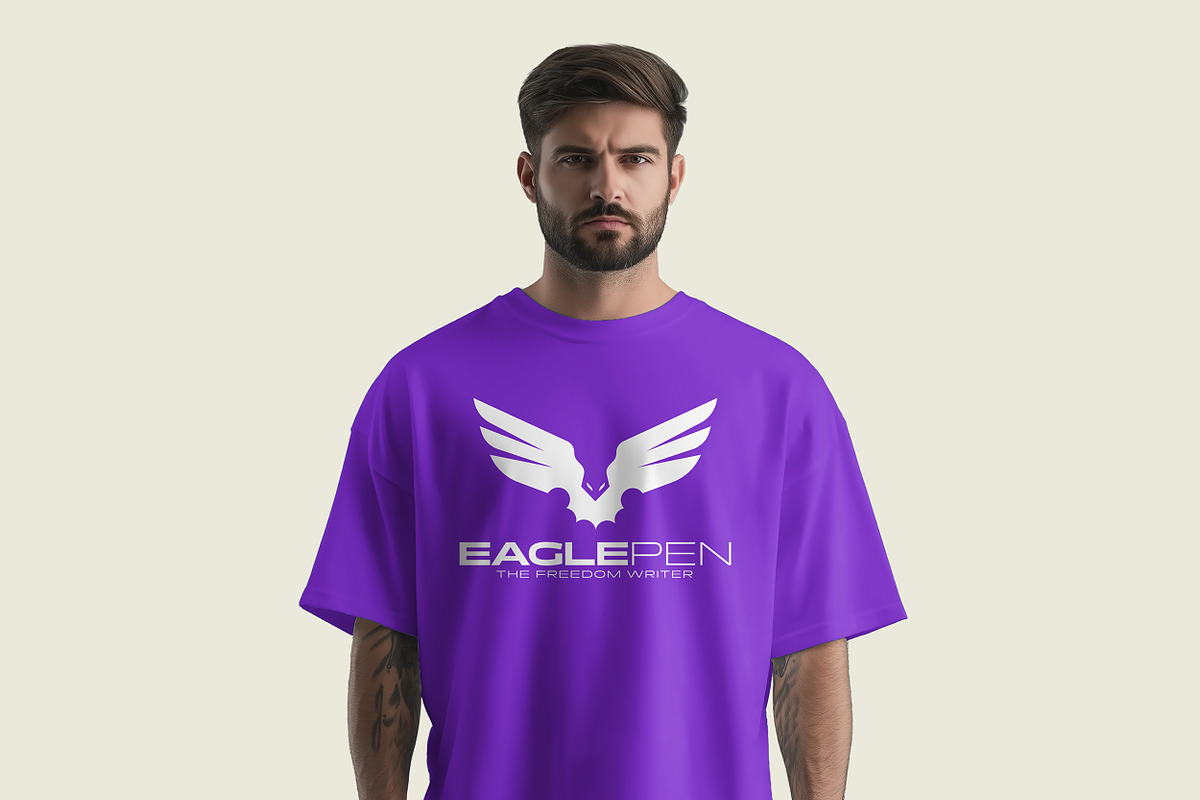Handsome Men T-shirt Mockup, a Shirt Mockup by INTENTFX (Photo 9 of 12)