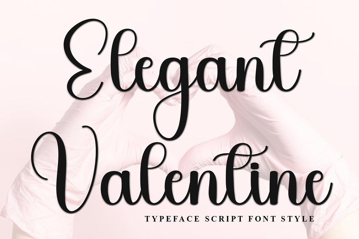 Elegant Valentine, a Handwritten Font by InermediaSTUDIO (Photo 1 of 8)