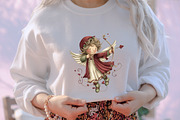 Whimsical Cupid Valentine Clipart, an Illustration by designcity5 (Thumbnail 4 of 5)