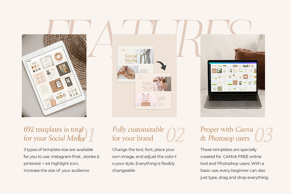 Instagram Coach Engagement CANVA PS, a Social Media Template by Eviory (Photo 9 of 48)