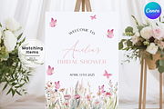 Spring Bridal Shower Welcome Sign, an Invitation Template by Digital_Mind (Thumbnail 1 of 6)