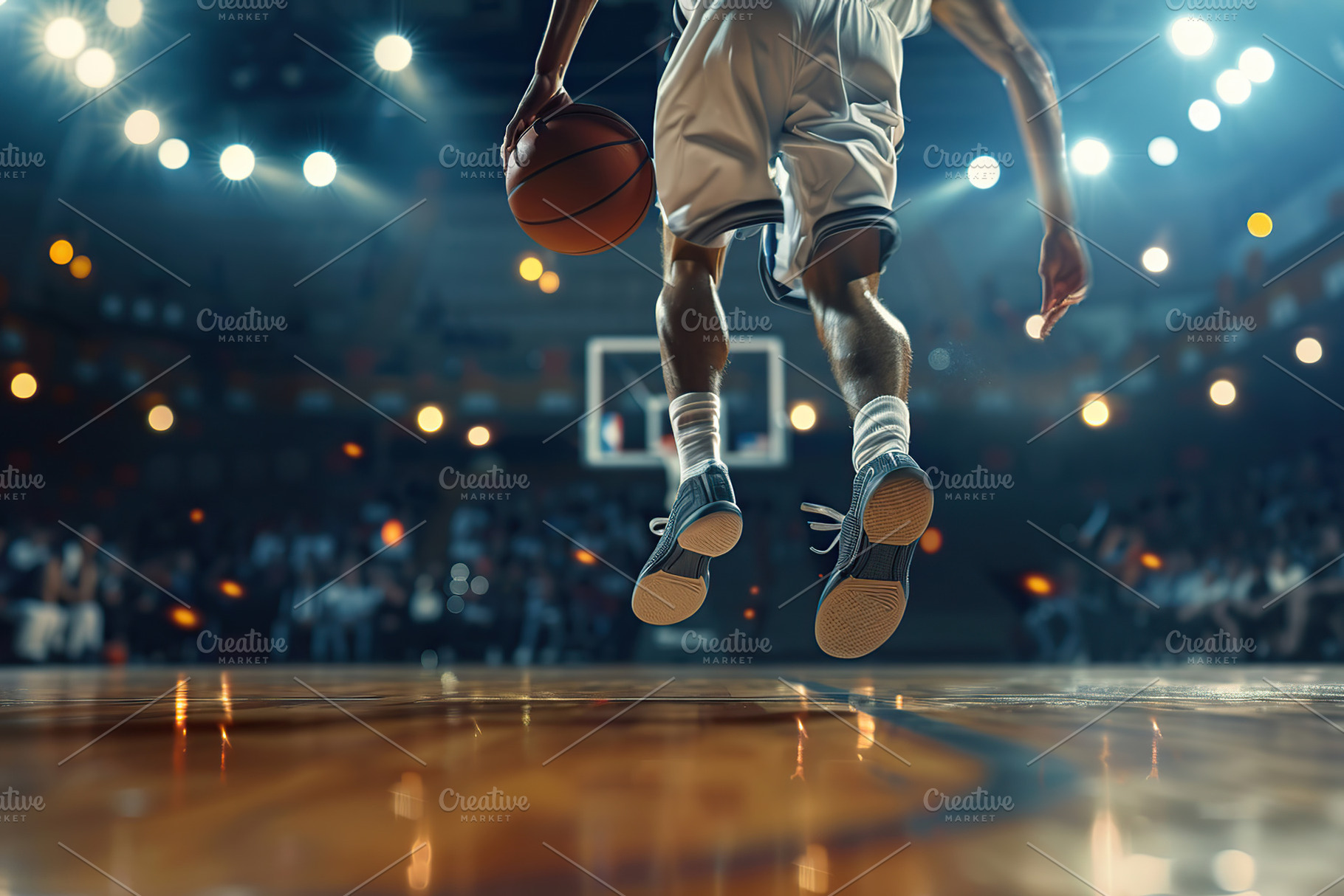 Basketball player with ball, a Sports & Recreation Photo by AlyaAnd