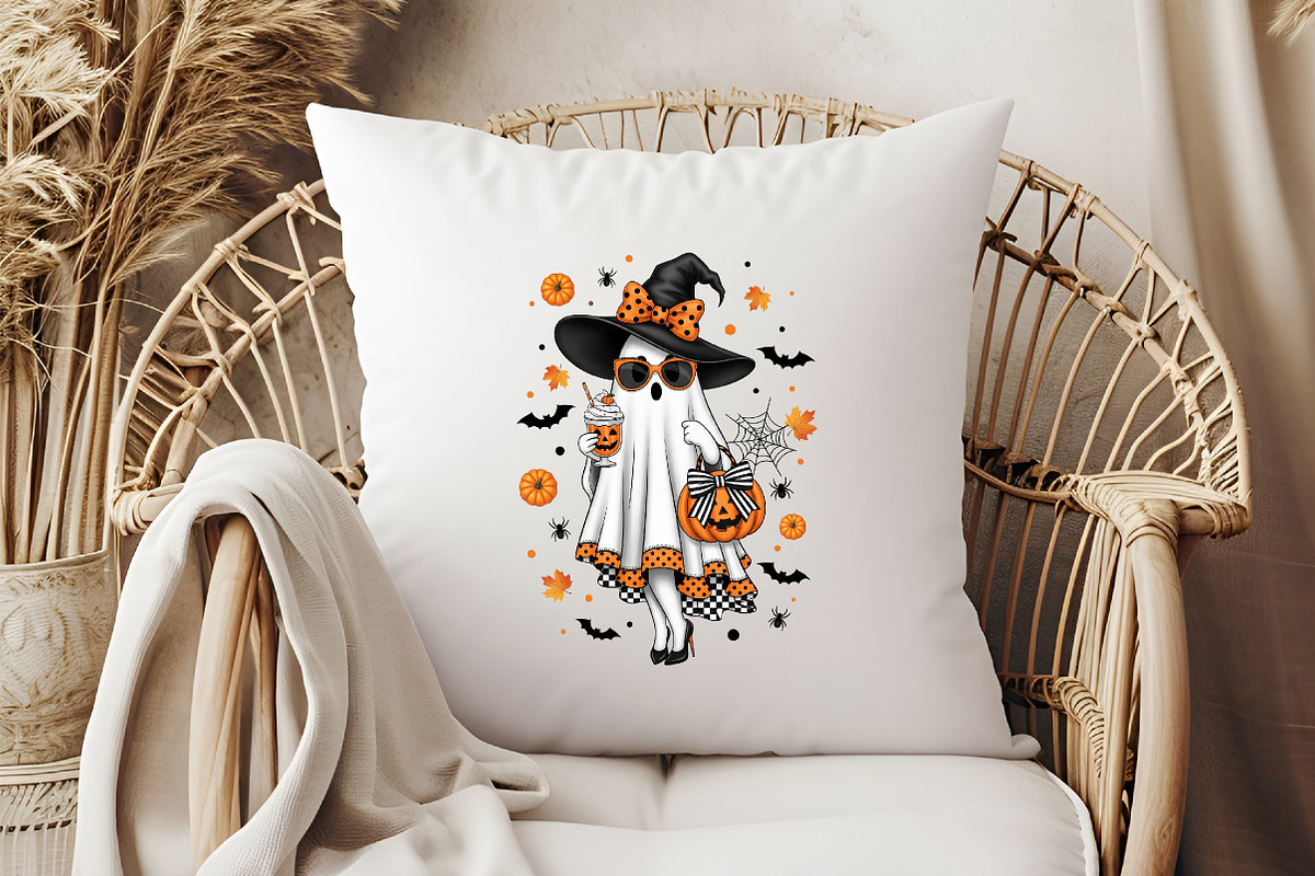 Halloween Ghost Sublimation PNG, an Illustration by Libby Wishes (Photo 6 of 6)