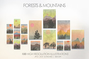 Forest and Mountains, a Decorative Illustration by Digital Art Creations (Thumbnail 5 of 5)