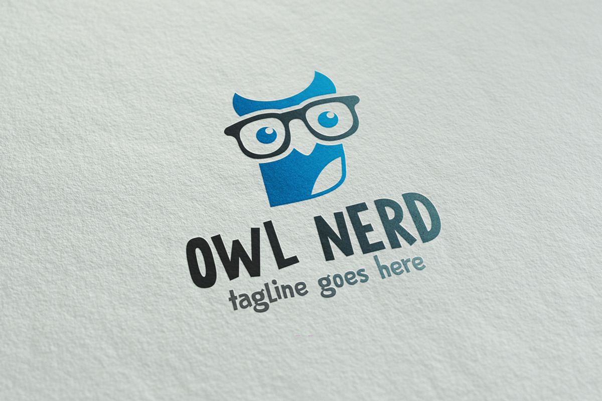 Owl Nerd, a Branding & Logo Template by Xelm (Photo 3 of 5)