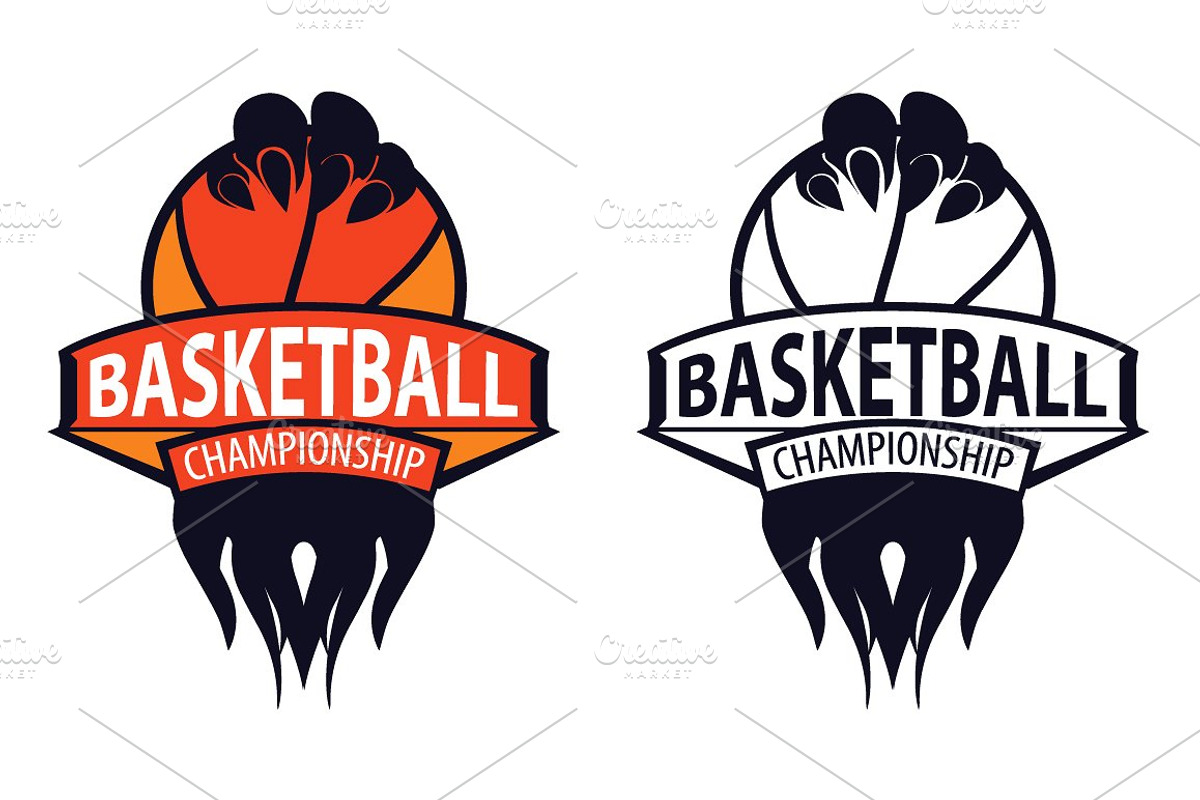 Great set of basketball logo,emblems, an Object Illustration by pashigorov (Photo 13 of 17)