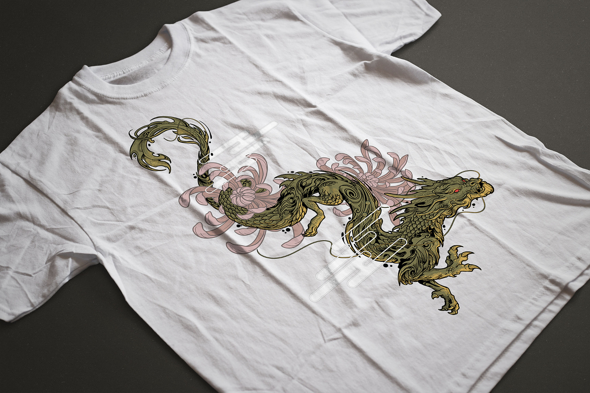 Dragon Lord T-shirt Illustration, an Illustration by Syahid Zain (Photo 2 of 3)