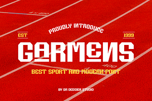 Garmens - Sport Font