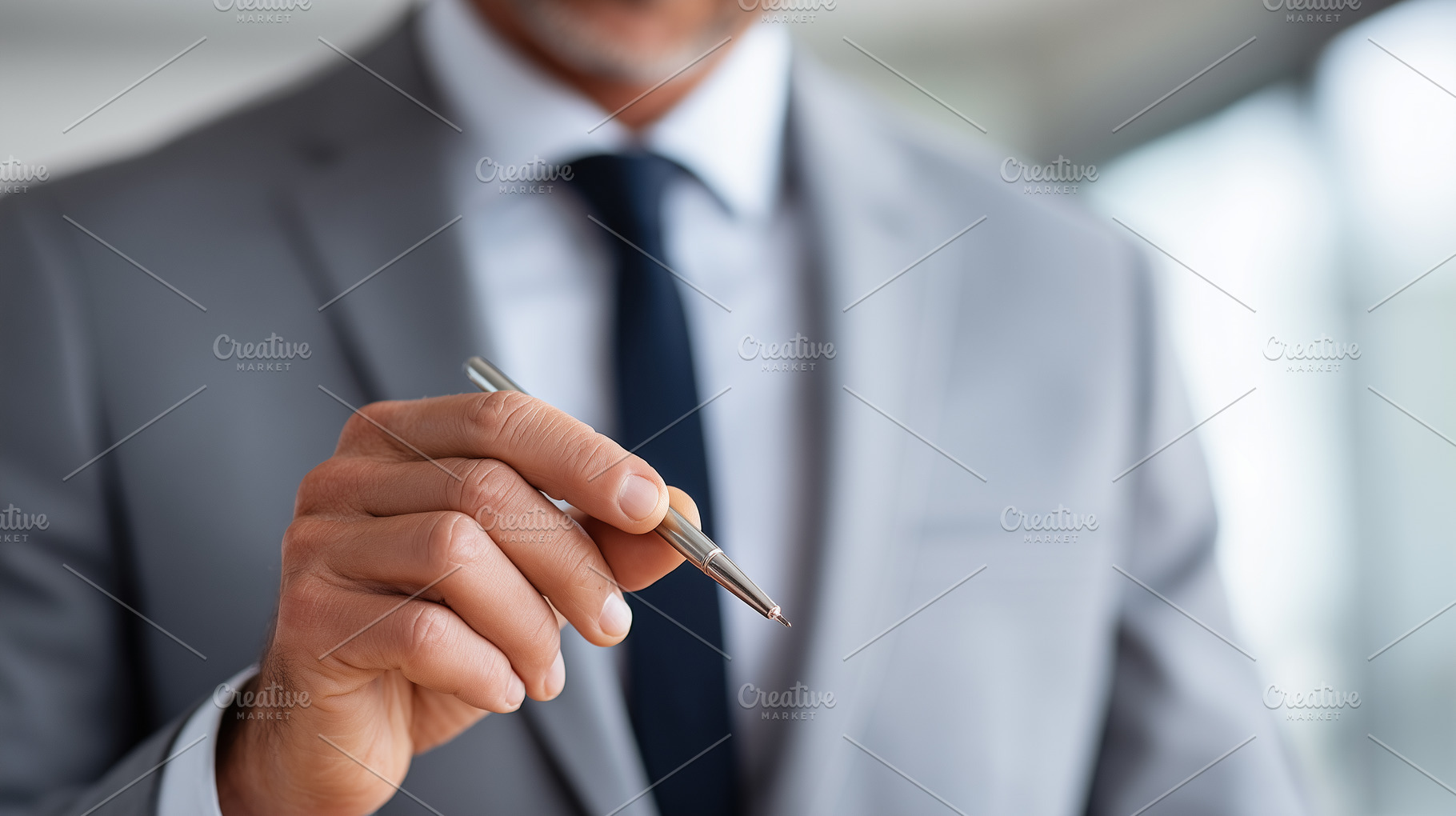 Professional businessman in a suit, a Business Photo by MistyDay