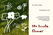 39+ Doodle Flower Illustrations Set, a Decorative Illustration by The Journey Atelier (Thumbnail 1 of 3)