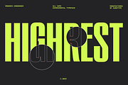 Monarco Condensed, a Sans Serif Font by A.Budianto (Thumbnail 3 of 9)