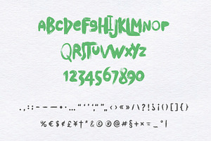 Hero Hand Drawn Font