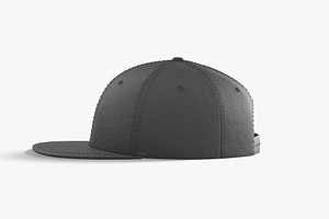 Snapback Black Sport 3D Model