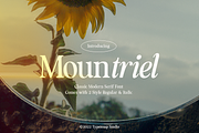 Mountriel - Classic Modern Serif, a Serif Font by Typetemp Studio (Thumbnail 2 of 22)