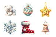 Latch Hook Yarn Faux Christmas, an Illustration by Design Market (Thumbnail 4 of 5)