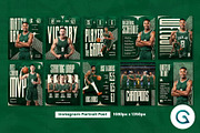 Basketball Social Media Template, a Social Media Template by Geelator Studio (Thumbnail 2 of 4)